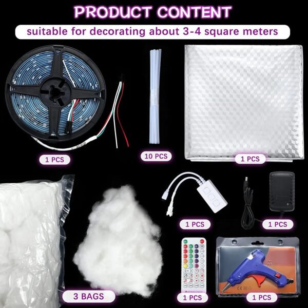 2cafbaa8c3adb9b2f00a4ee7d1e8827c9e42c719 Thunder Glow 3D Lightning DIY Atmosphere Light Kit