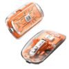 Silent Transparent Clear Click Wireless Mouse